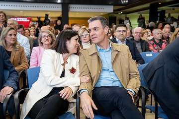 Los socialistas de Telde arropan a un Pedro Sánchez convencido del triunfo de su partido en las Islas/Acfi Press y TA.